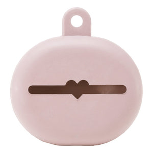 Hevea | Dummy Holder | Natural Rubber | Biodegradable | Eco Friendly Keeper Case - Powder Pink