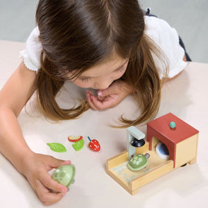 Tender Leaf | Wooden Animal Toy | Pet Tortoise Set