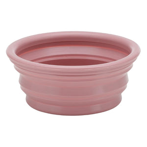 Hevea | Natural Rubber | Collapsible Dog Bowl | Eco Friendly & Sustainable in Old Rose Colourway 