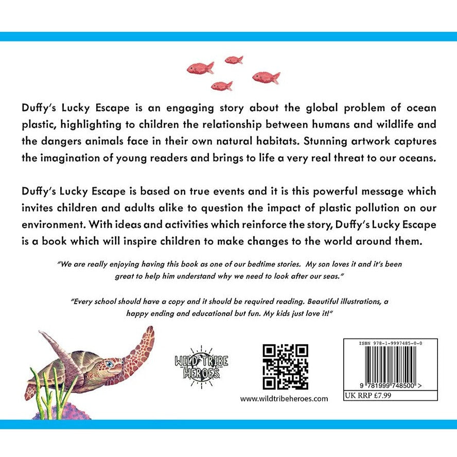 Duffy's Lucky Escape | a Children's Educational Book about Plastics in the Ocean