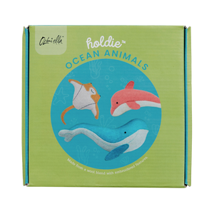 Olli Ella | Holdie Folk | Ocean Animals | Eco Soft Toys Dolphin Whale Stingray