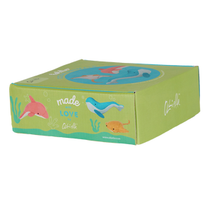 Olli Ella | Holdie Folk | Ocean Animals | Eco Soft Toys Dolphin Whale Stingray