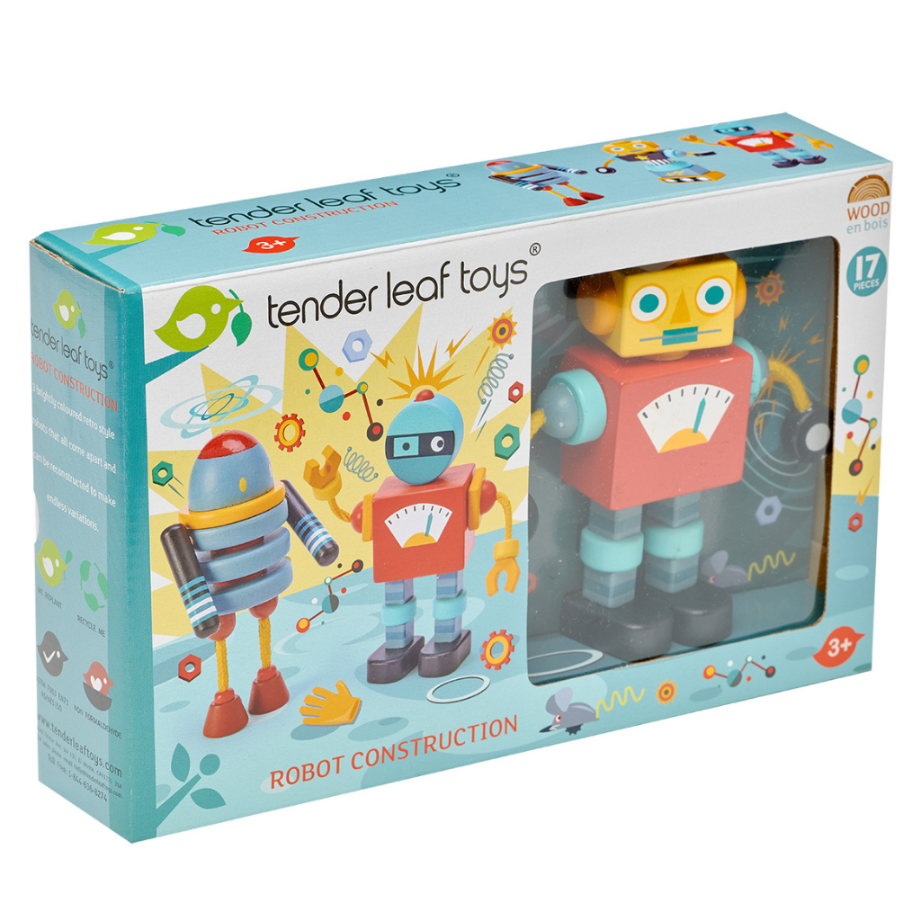 Tender Leaf | Robot Construction |  Make your Own Robot Wooden Toy
