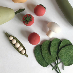 Sabo Concept Wooden Salad | Vegetables - set of 9 Wooden Toys