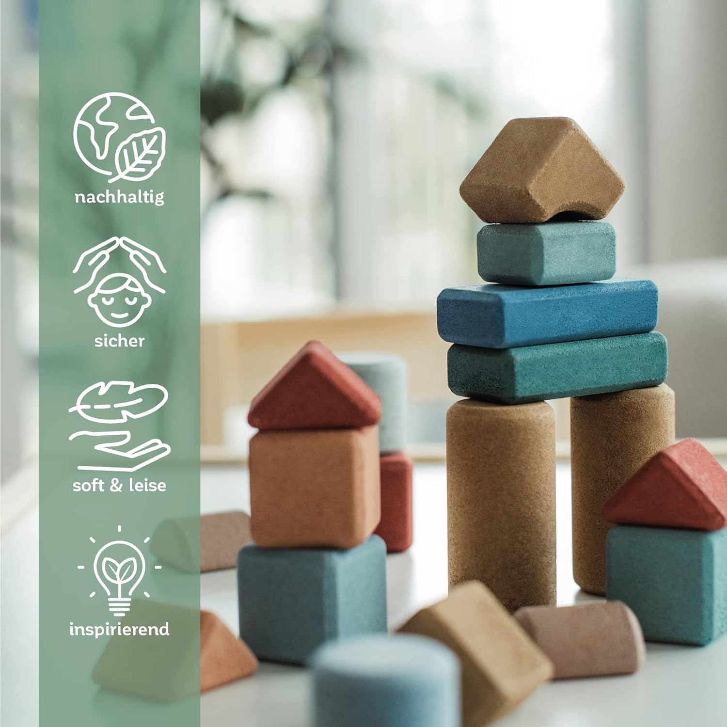 Korko | 20 Piece ECO Building Block Set 