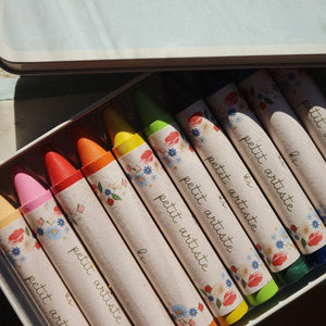 Konges Slojd | Tin of 10 Eco Friendly Crayons made of Beeswax