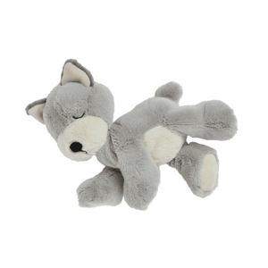 Dinkum Doll Puppy Recycled Plush Toy with a Magnetic Velvet Dummy.