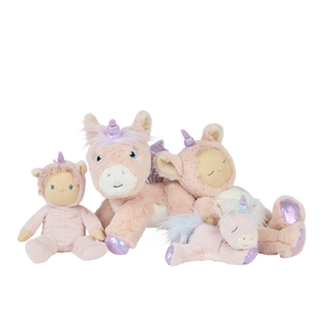 Olli Ella | Dinkum Binky Baby Unicorn - Glitter Lilac