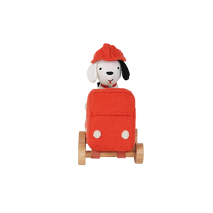 Olli Ella | Holdie World | Dog - Go | Fire Chief Toy Fire Engine and Dog Dressed as a Fire Fighter  Edit alt text