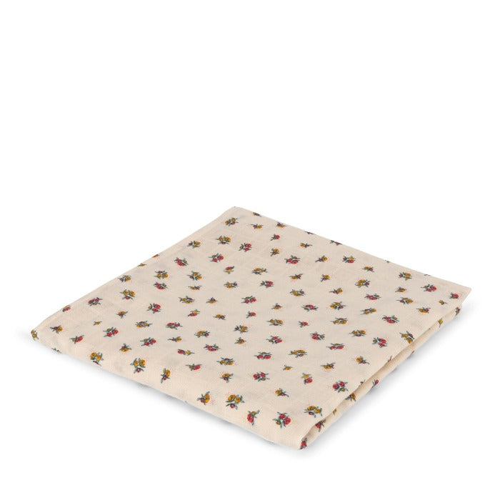 Konges Slojd | Organic Big Muslin | Swaddle Blanket - Peonia - Baby Girl Swaddle