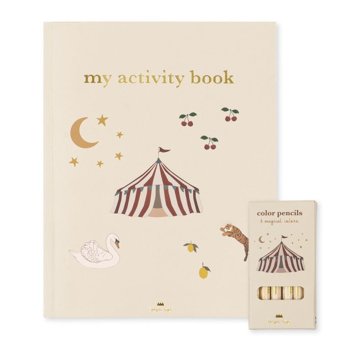 Konges Slojd | Activity Book & Colour Pencils