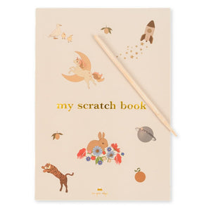 Konges Slojd | My FSC Scratch Art Book | Scratch Colouring Book 