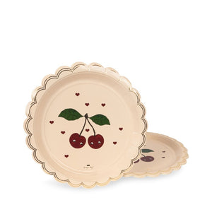 Konges Slojd | Kids FSC Party Pack - Including Party Tableware & Decorations all in a Cherry Theme.