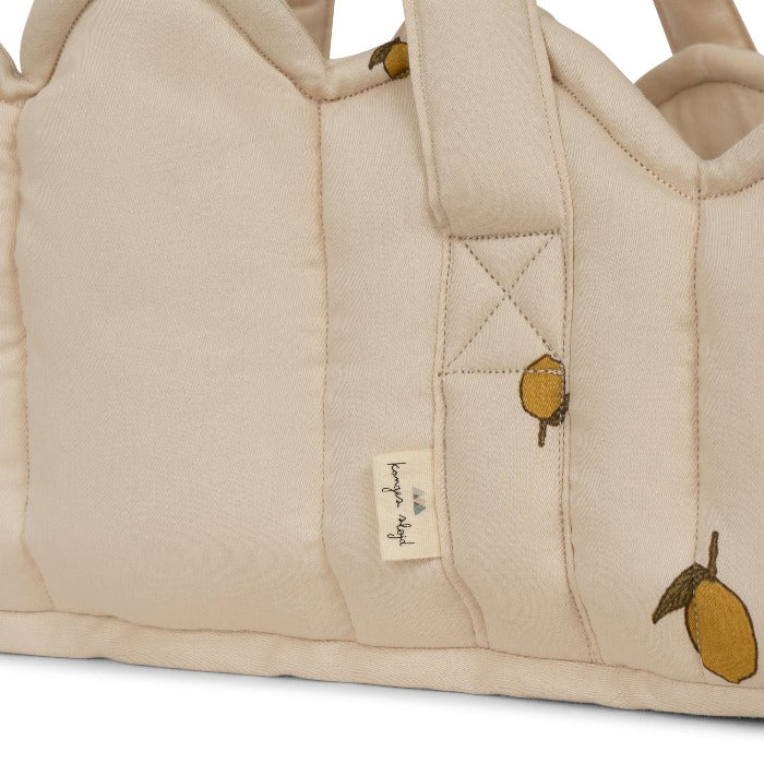 Konges Slojd | Organic Cotton | Doll Carrier | Cot - Lemon