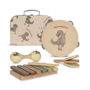 Konges Slojd | FSC Wooden Toy Music Set - Dinosaur