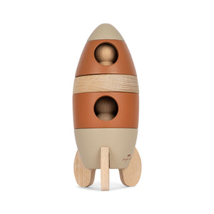 Konges Slojd | FSC Wooden Stacking Toy | Rocket