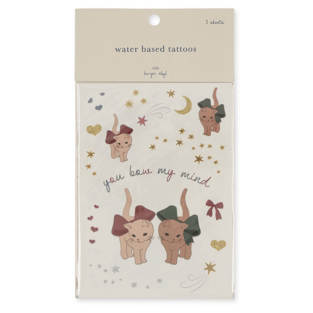 Konges Slojd | Water Based | Kids Temporary Tattoos - Of The Heart 