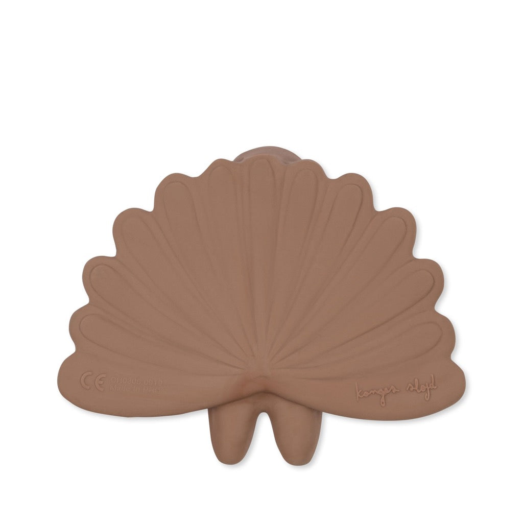 Konges Slojd | Natural Rubber Teether | Eco Sustainable Baby Toy - Peacock