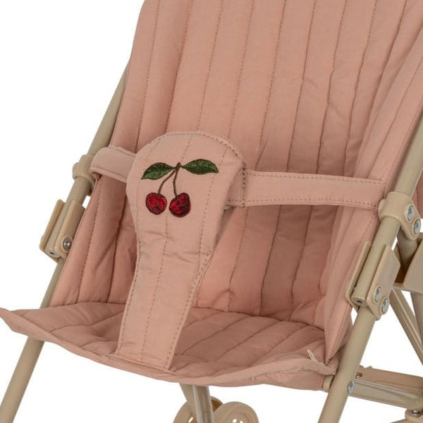 Konges Slojd Toy Doll Pushchair Stroller Cherry Mahogany Rose