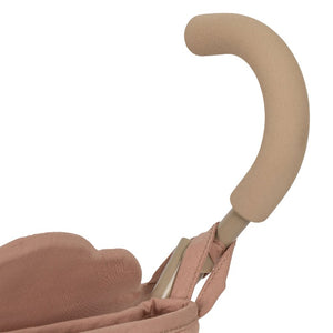 Eco Organic | Konges Slojd | Toy | Doll Stroller / Pushchair - Mahogany Rose Organic cotton cover with a cherry motif.