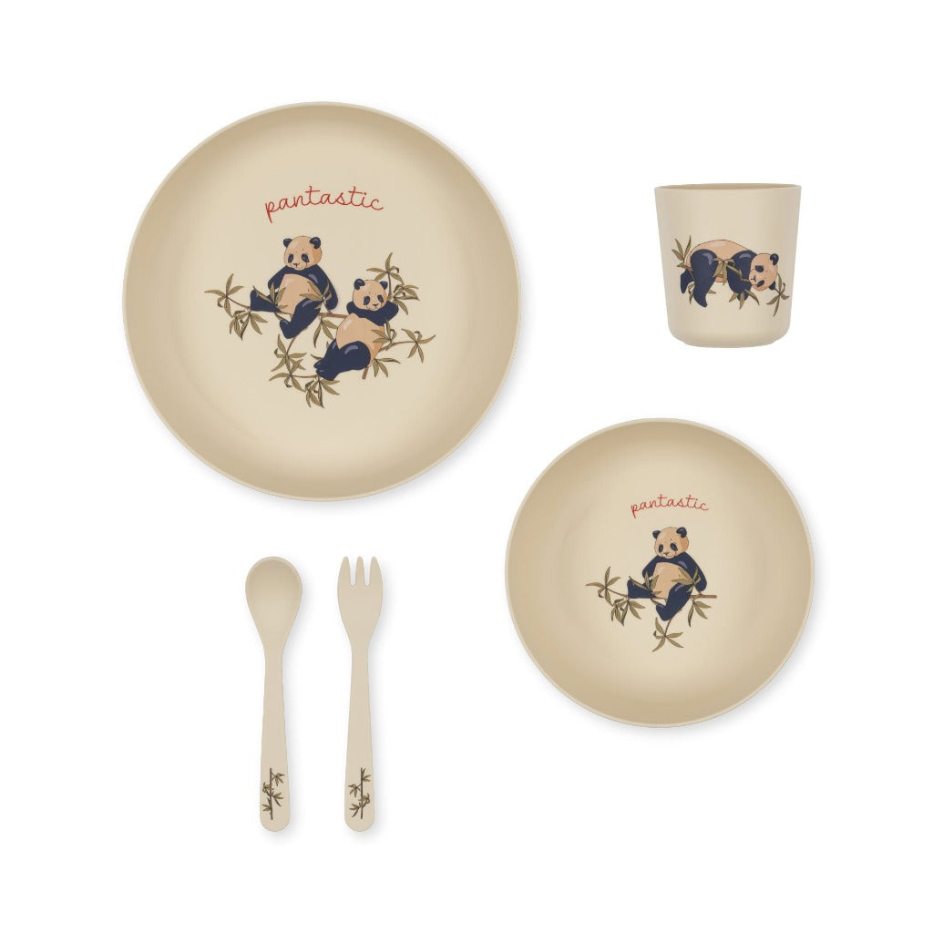 KONGES SLOJD Kids Dinner Set, Swan