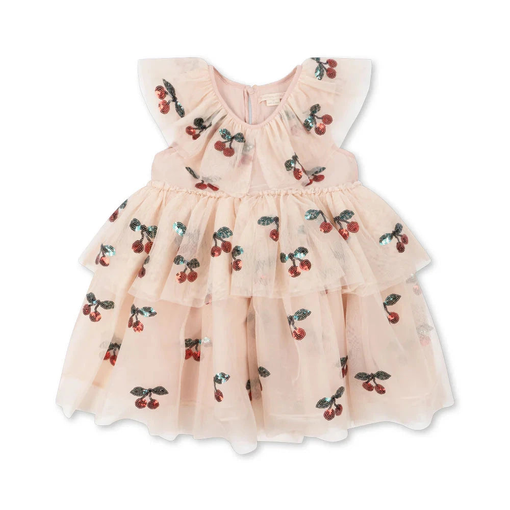 Kongs Slojd | Yvonne Fairy Dress with Cherry Sequins