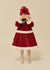 Konges Slojd | Recycled | Velvet Christmas Dress - Dahlia Red