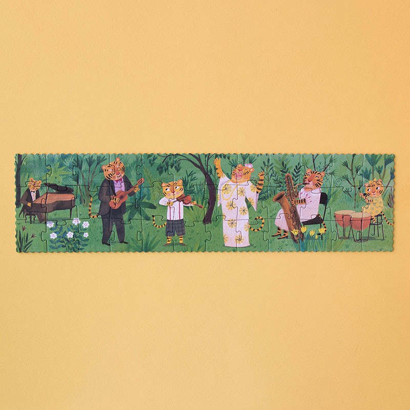 Londi | Reversible 2 in 1 | Pocket Jigsaw Puzzle - Wild Music