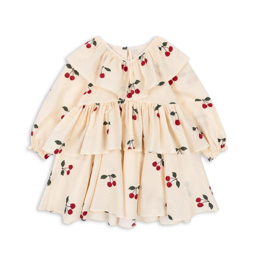 Konges Sjold Lunella Dress with a Cherry Print