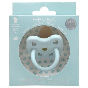 HEVEA | Newborn 0-3m | ORTHODONTIC Natural Rubber Dummy - Baby Blue 