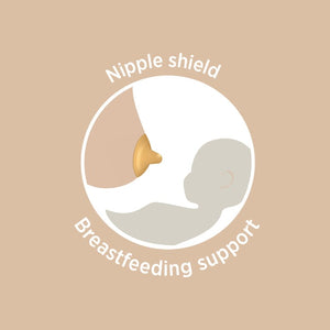 Hevea | 2 Pack of Nipple Shields for Breastfeeding - Natural Rubber