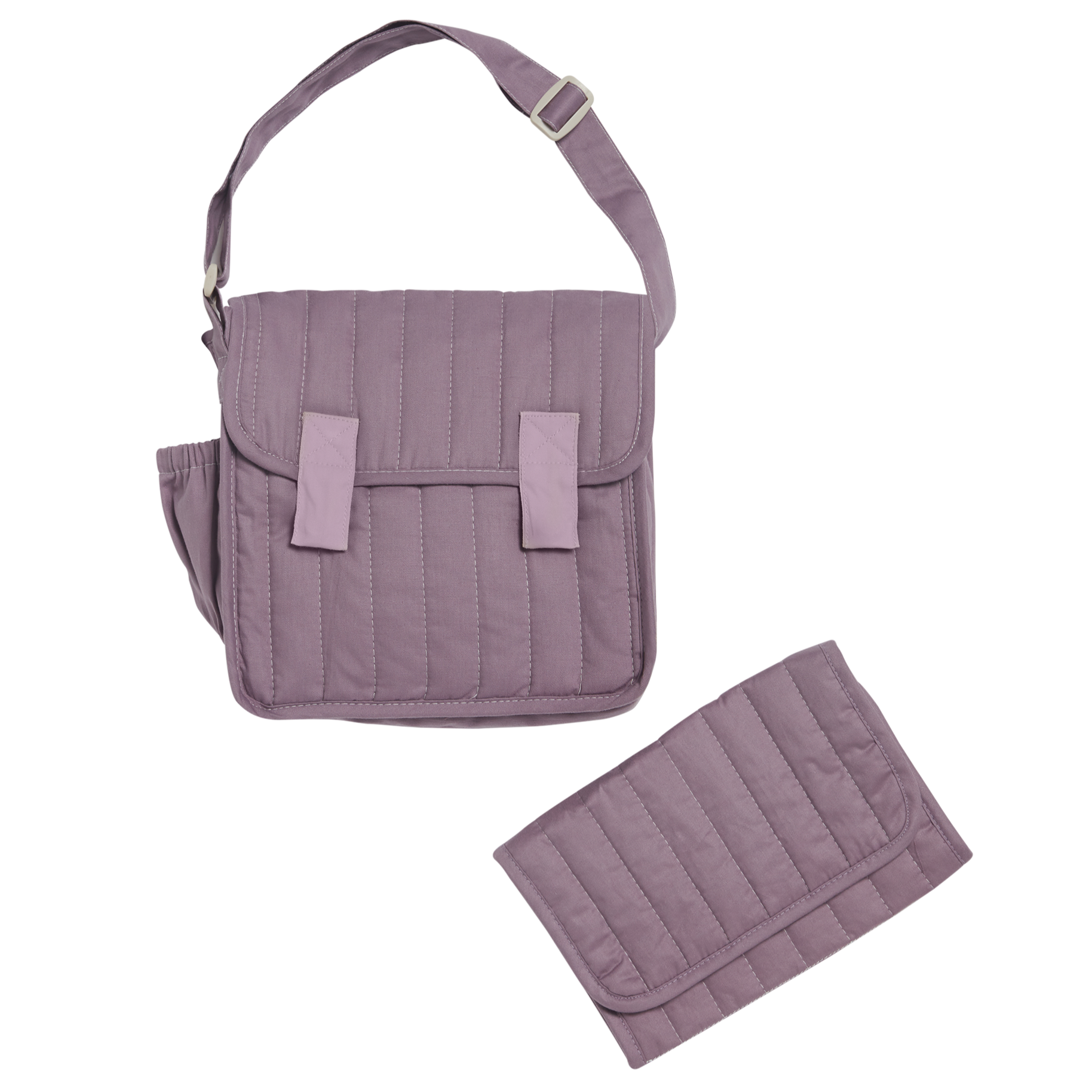 Olli Ella | Doll Changing Bag & Mat | Carrie Changing Set - Lavender