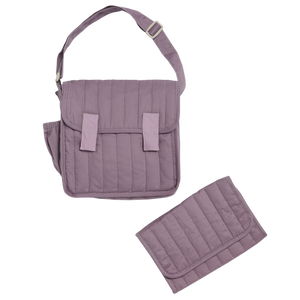 Olli Ella | Doll Changing Bag & Mat | Carrie Changing Set - Lavender