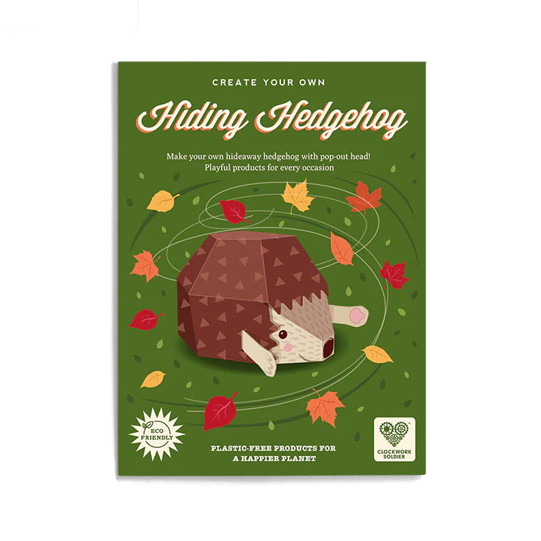 Clockwork Soldier | Create Your Own Hiding Hedgehog | Paper Activity Kit