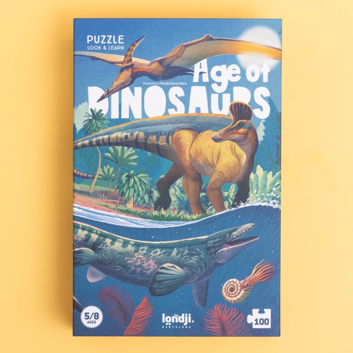 Londji | Age of Dinosaurs | 100 Piece | Educational Jigsaw