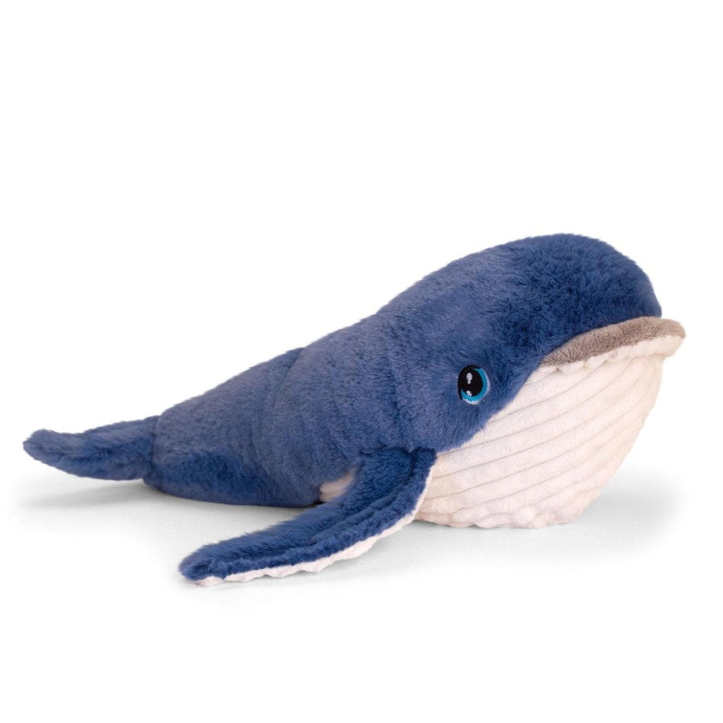 Keel Toys eco range Keeleco soft toy of a whale