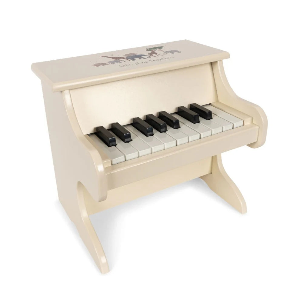 Konges Slojd Children's mini  toy Piano with Grand safari print