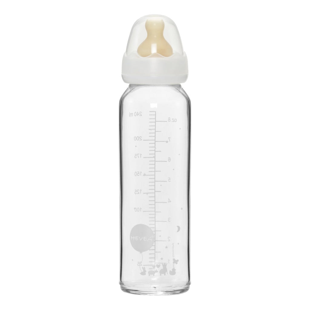 Hevea | Glass Baby Bottle | Standard Neck - 240ml / 8oz