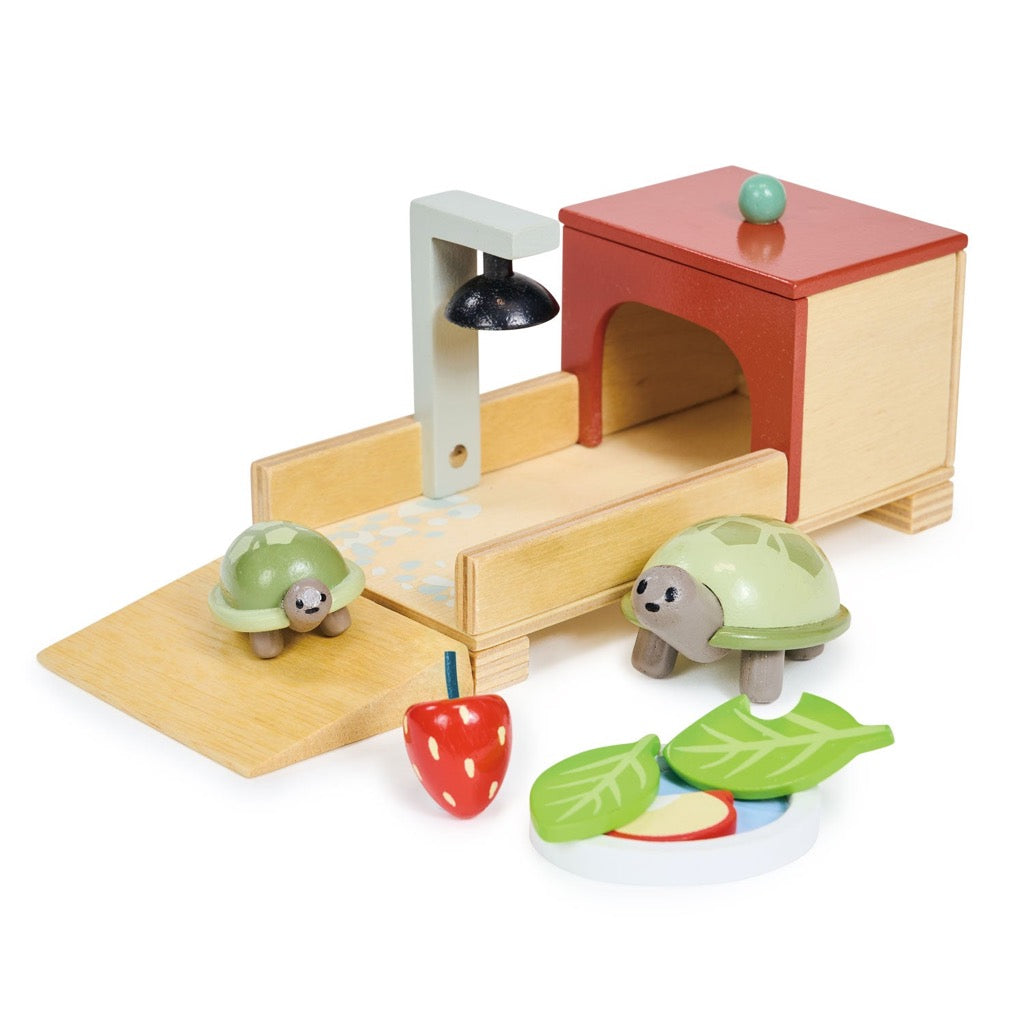 Tender Leaf | Wooden Toy | Pet Tortoise Set
