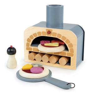 Tender Leaf | Wooden | Toy Pizza Oven | Kids Play Pizza Toy Food