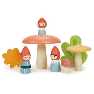 Tender Leaf Toys  | Forest Gnome Family | Wooden Play Set 