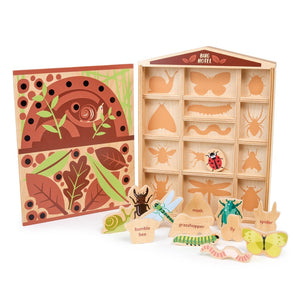 Tender Leaf Bug Hotel Educational Wooden Sorting and Stacking Toy