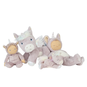 Olli Ella | Dinkum Binky Baby Unicorn - Glitter Lilac