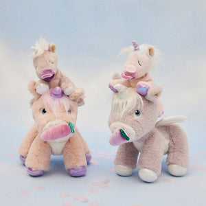 Olli Ella | Dinkum Binky Baby Unicorn - Glitter Lilac