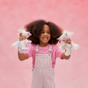 Olli Ella | Dinkum Binky Baby Unicorn - Sparkle Pink