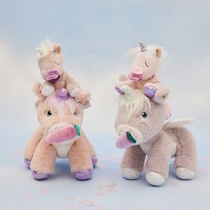 Olli Ella | Dinkum Binky Baby Unicorn - Sparkle Pink