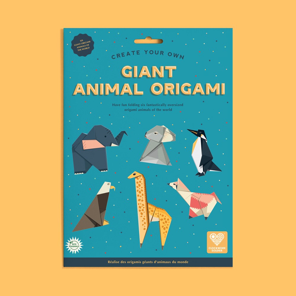 Clockwork Soldier | Giant Animal Origami | Paper Activity Kit 