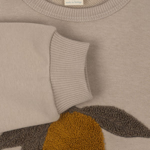 Konges Søjd Organic Terry Sweatshirt with Lemon Motif