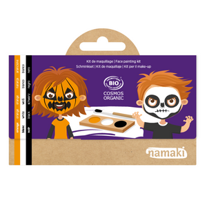 Namaki | Organic Natural | Halloween Face Paint | Pumpkin & Skeleton