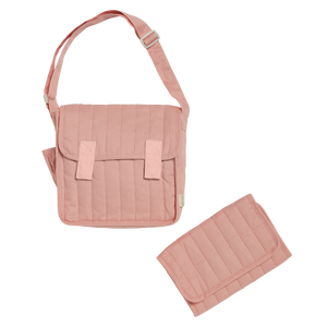 Olli Ella | Doll Changing Bag & Mat | Carrie Changing Set - Rose Pink